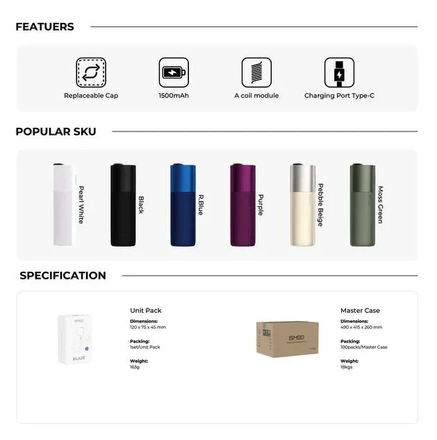 ISMOD BLZAE加熱煙4.0