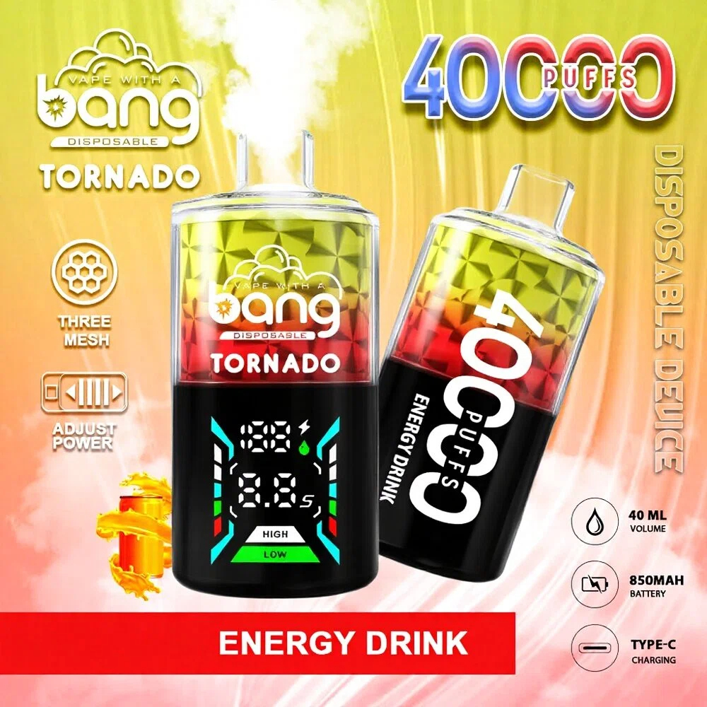 Bang Tornado 40000 Puffs一次性霧化棒 超大容量拋棄式電子煙 終極霧化器 新款 Bang Tornado 40000 Puffs一次性霧化棒