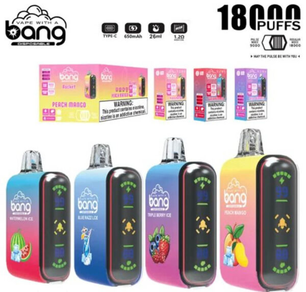 Bang Rocket 18000口一次性電子煙