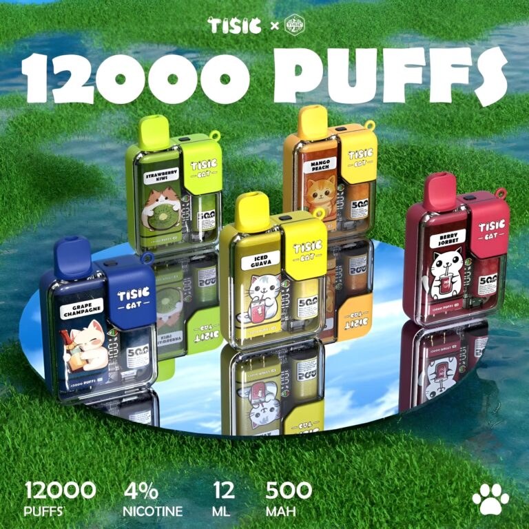 TISIC 貓12000Puffs拋棄式電子煙