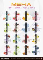 Meha Xbar 魅嗨小黑條 7000口 口味展示