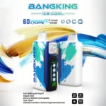 Bang King 60000 拋棄式電子煙｜LED 螢幕顯示 × 五檔冰度調節｜超長續航大容量・多款口味：圖片 6